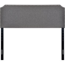 rosalind gray king headboard   