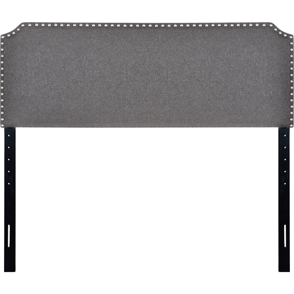 rosalind gray king headboard   