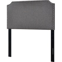 rosalind gray twin headboard   