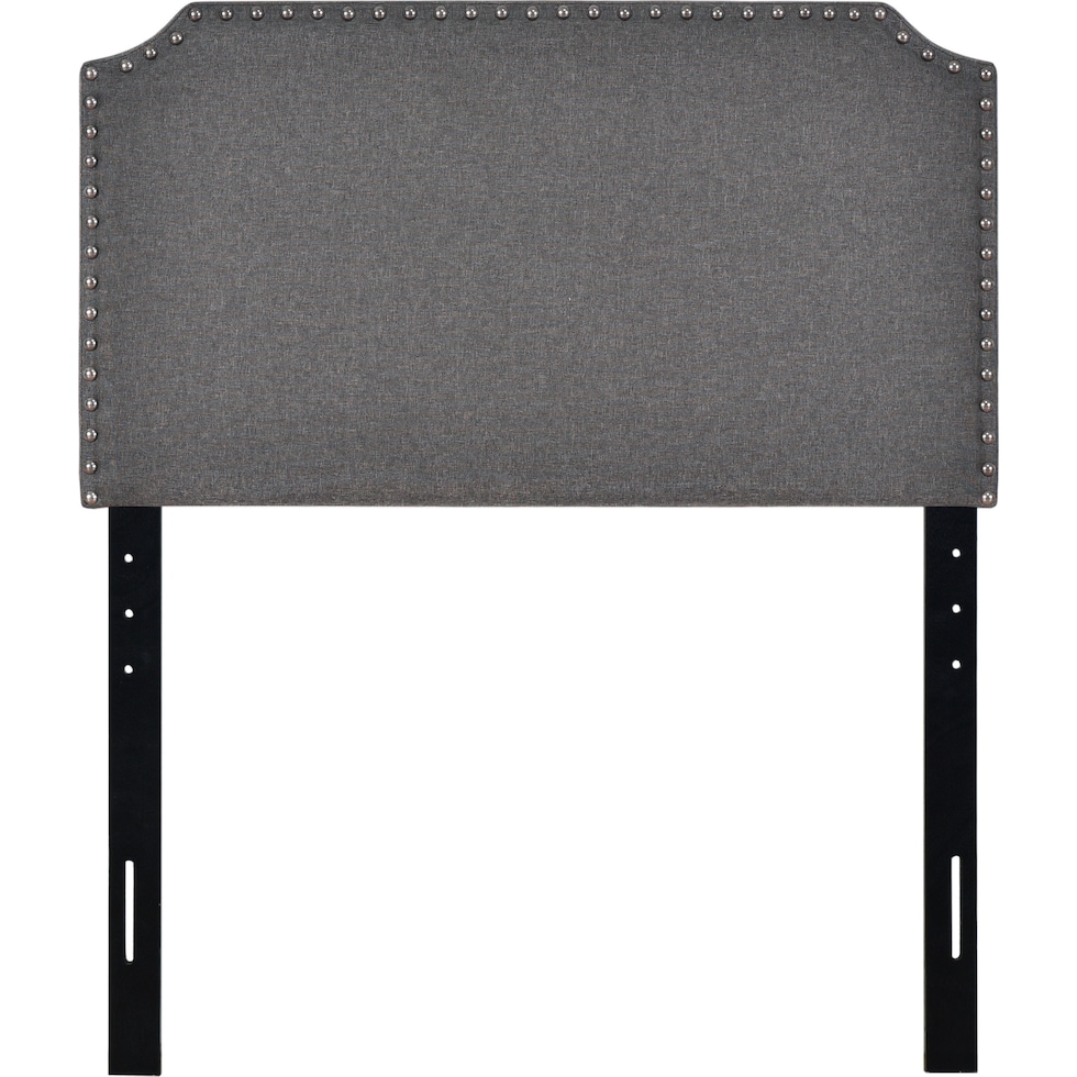 rosalind gray twin headboard   