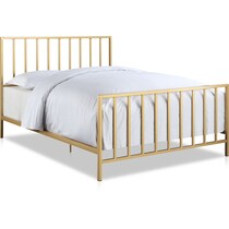 rosanna gold king bed   