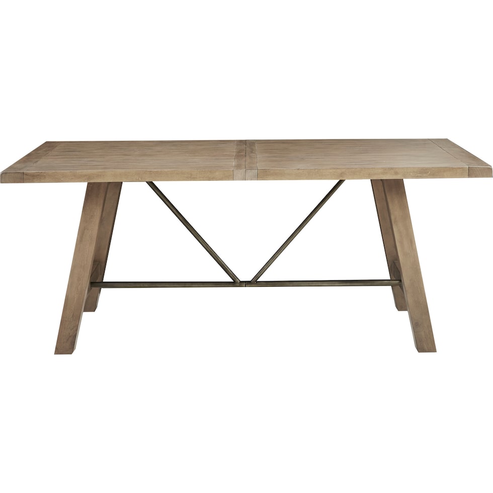 rosario gray dining table   