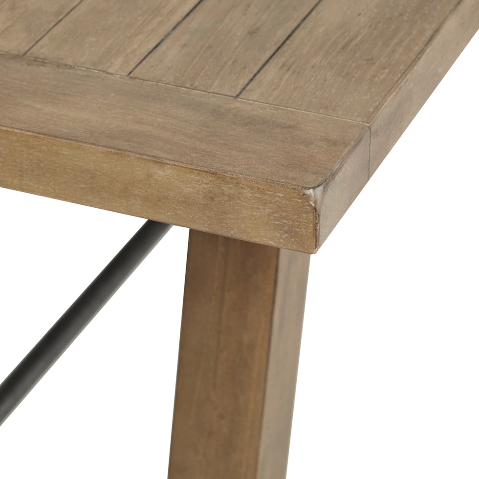 rosario gray dining table   