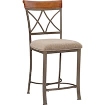 rosedale dark brown bar stool   