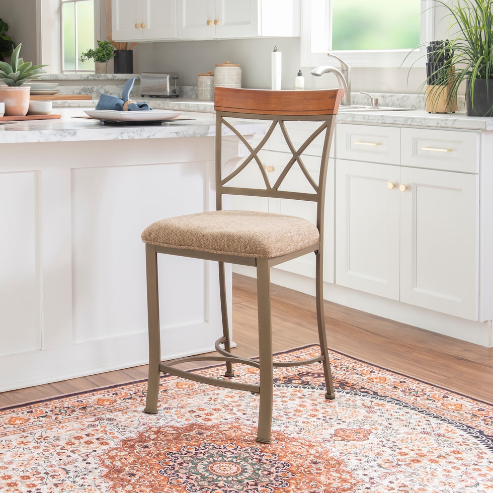 rosedale dark brown bar stool   