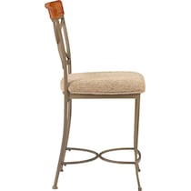 rosedale dark brown bar stool   