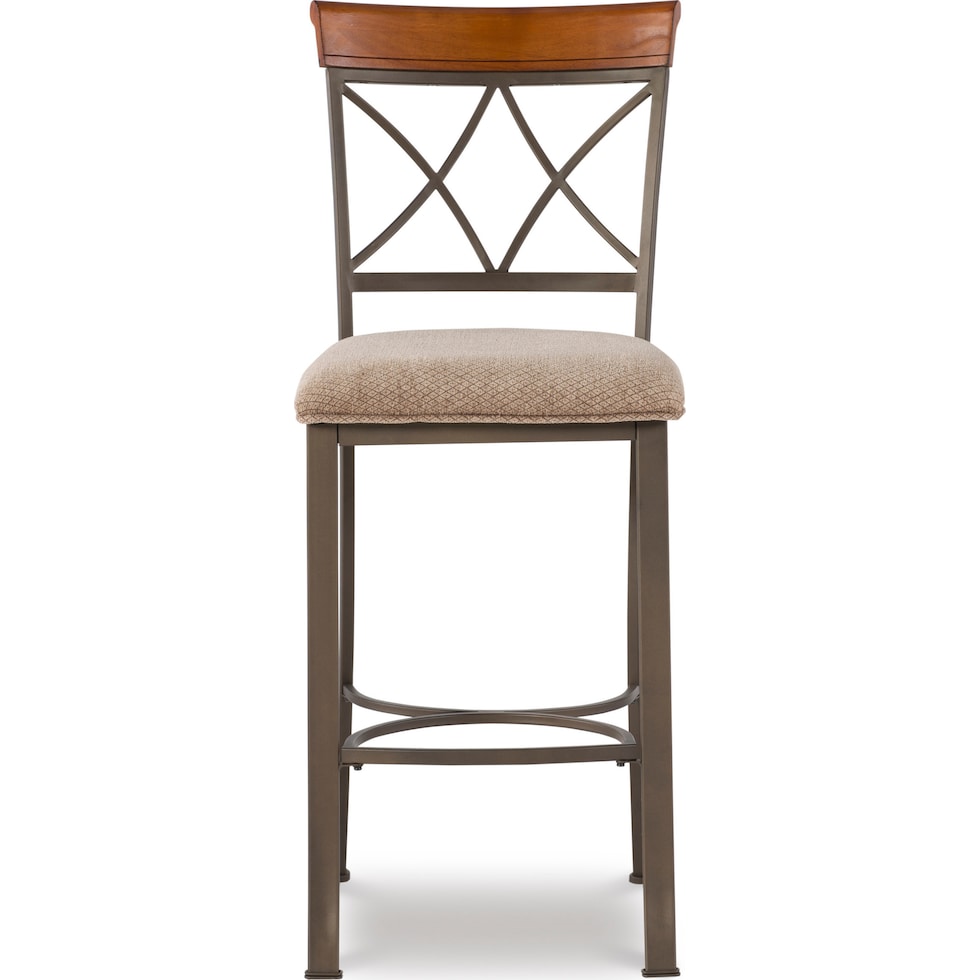rosedale dark brown bar stool   