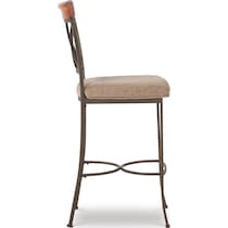 rosedale dark brown bar stool   