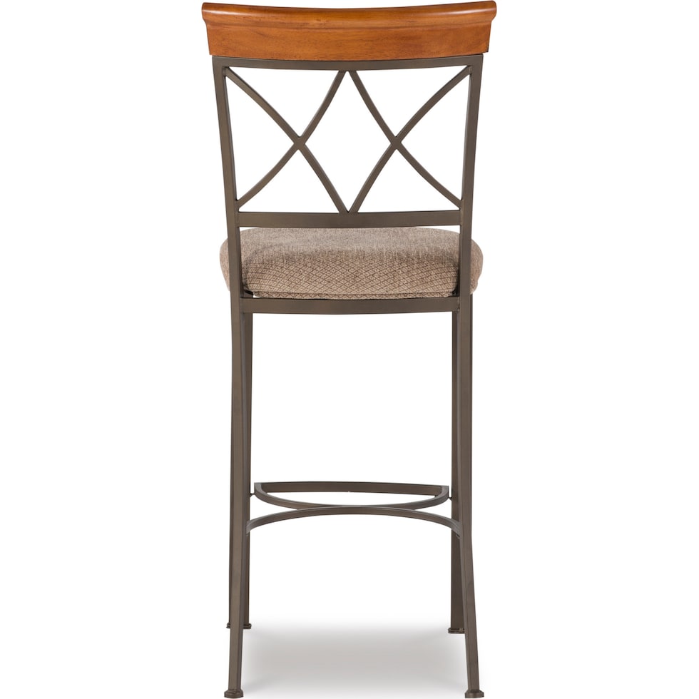 rosedale dark brown bar stool   