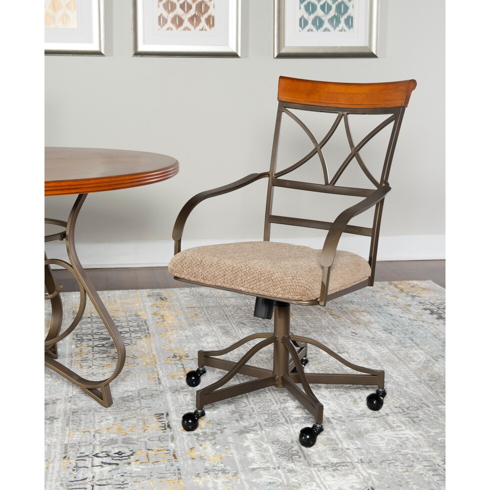 rosedale dark brown chair   
