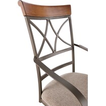 rosedale dark brown chair   
