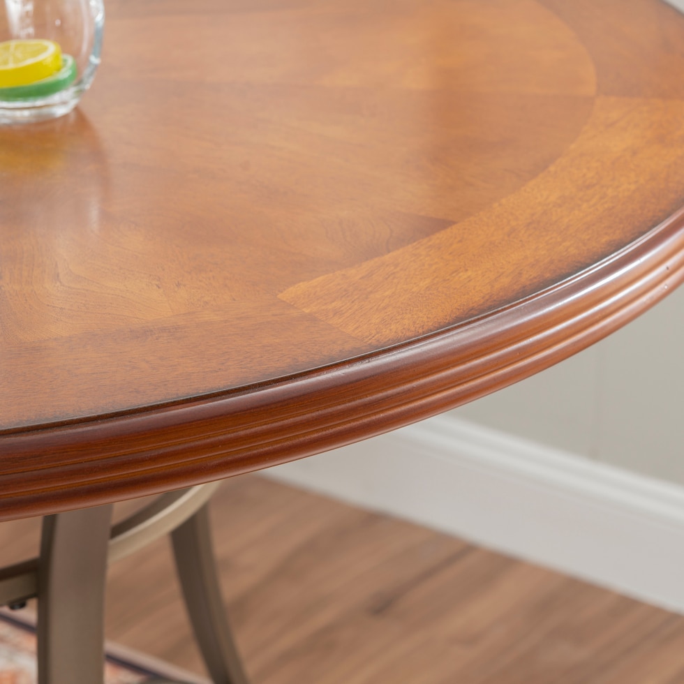 rosedale dark brown counter height dining table   