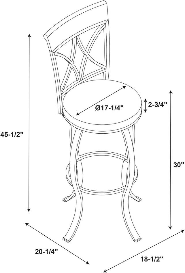 Rosedale Swivel Stool Value City Furniture