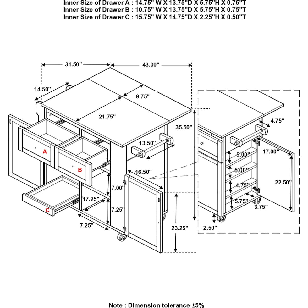 rosemary dimension schematic   