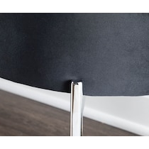 rosen black storage bench   