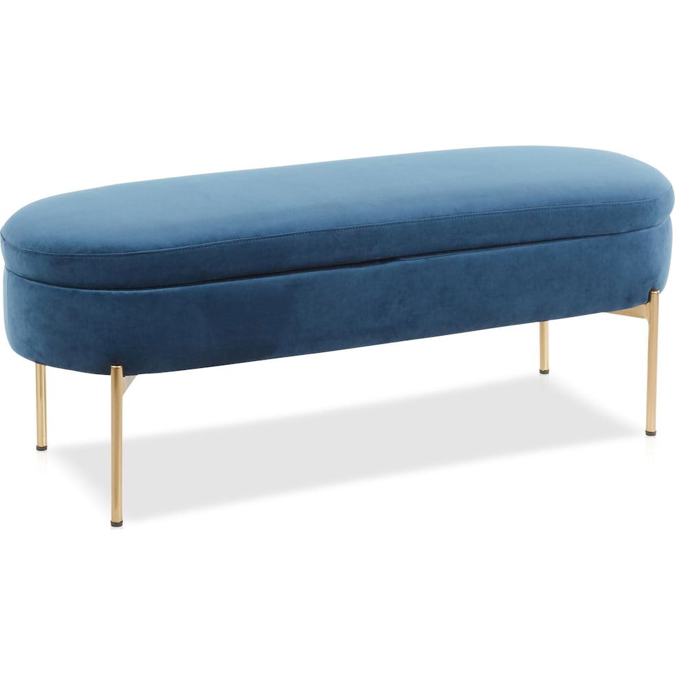 rosen blue bench   