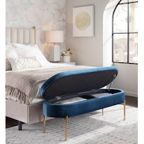 rosen blue bench   