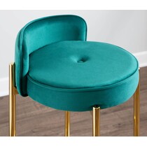 rosen green counter height stool   