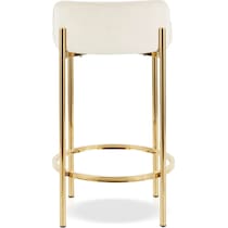 rosen white counter height stool   