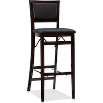 rosie dark brown bar stool   