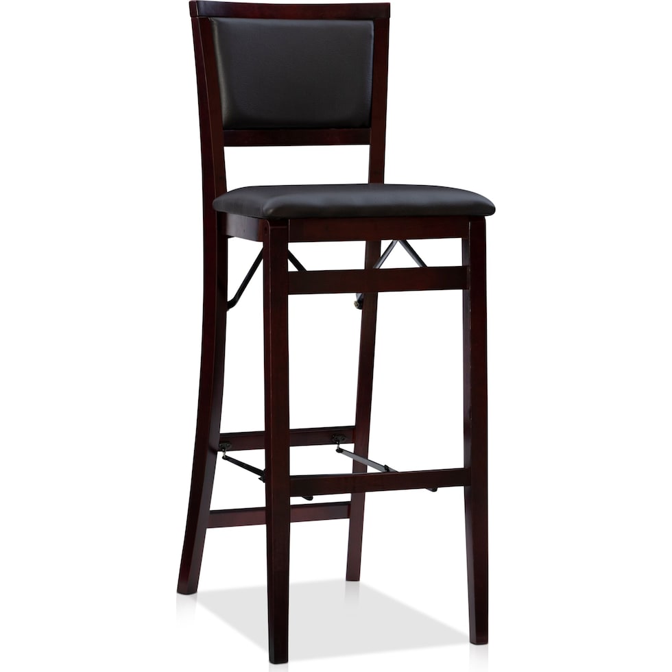 rosie dark brown bar stool   