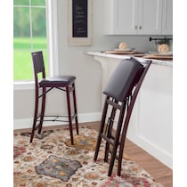 rosie dark brown bar stool   