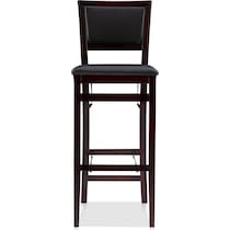 rosie dark brown bar stool   