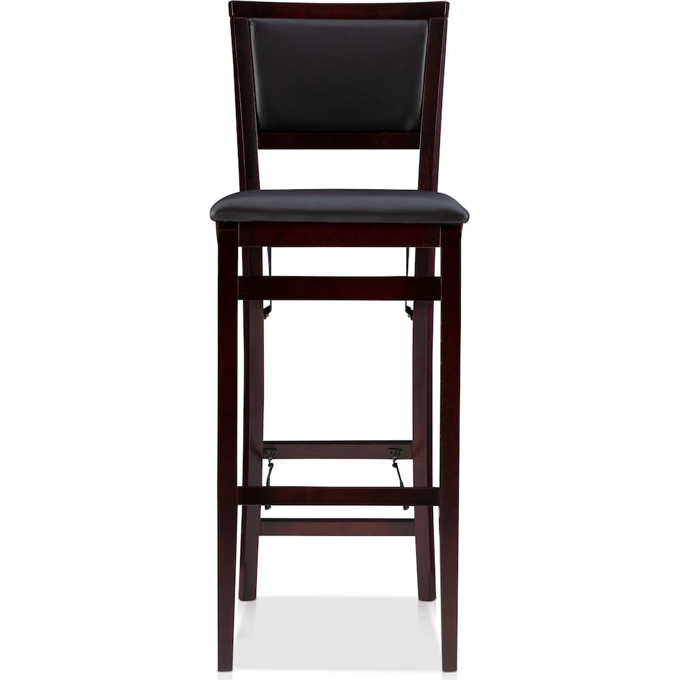 rosie dark brown bar stool   