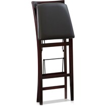 rosie dark brown bar stool   