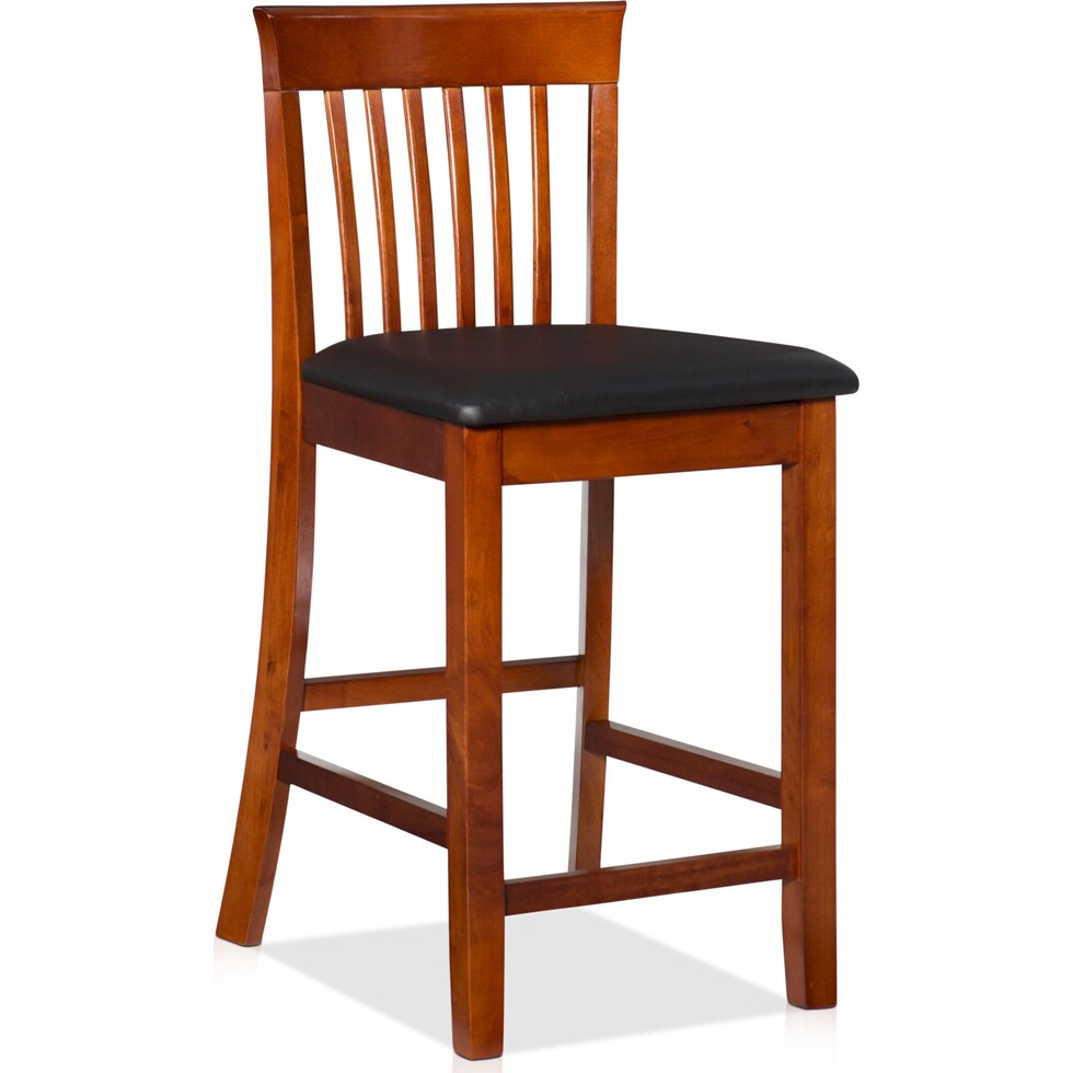 rosie dark brown counter height stool   