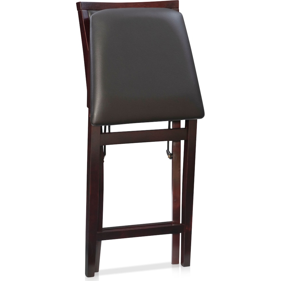 rosie dark brown counter height stool   