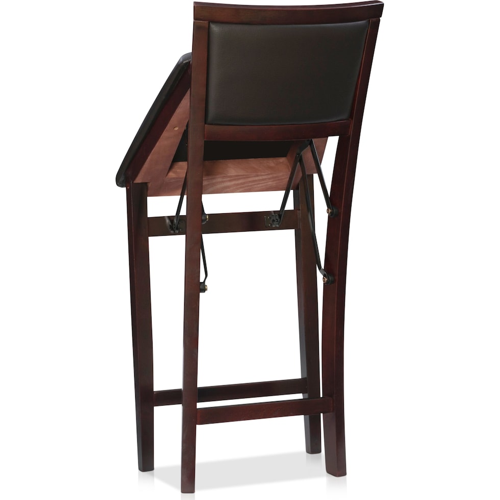 rosie dark brown counter height stool   