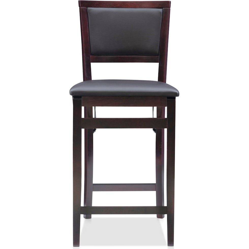 rosie dark brown counter height stool   