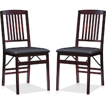 rosie dark brown dining chair   