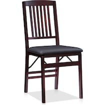 rosie dark brown dining chair   