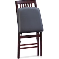 rosie dark brown dining chair   