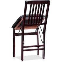 rosie dark brown dining chair   