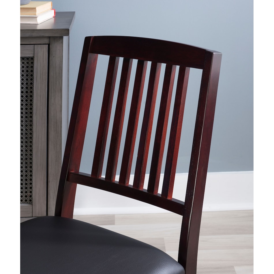 rosie dark brown dining chair   