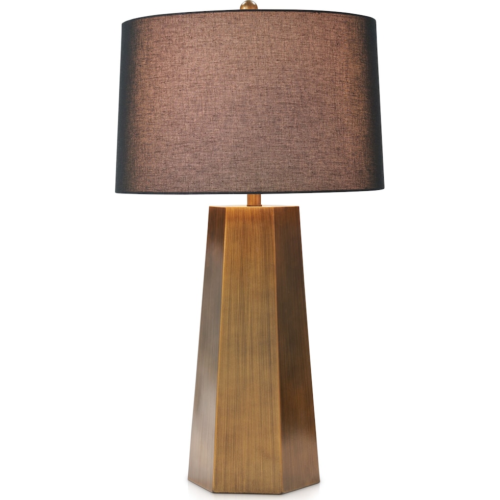 ross gold table lamp   