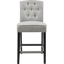 rossler gray counter height stool   