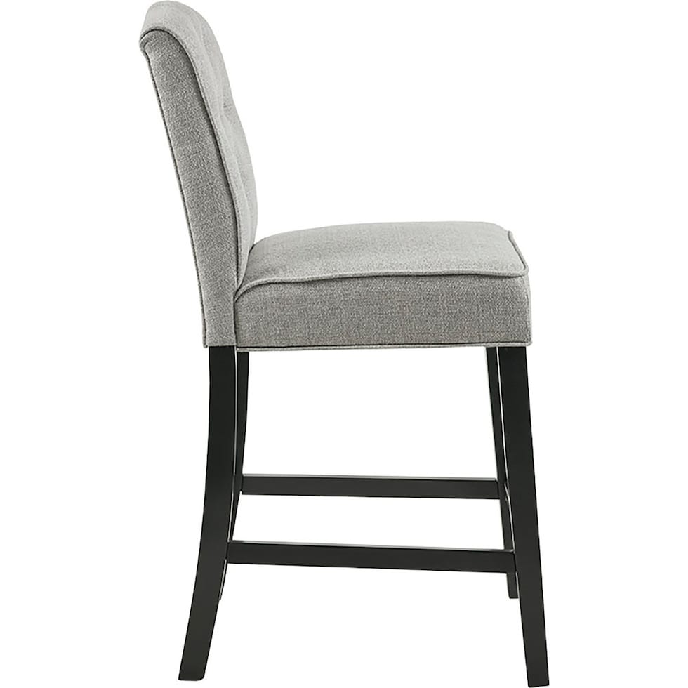 rossler gray counter height stool   