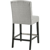 rossler gray counter height stool   