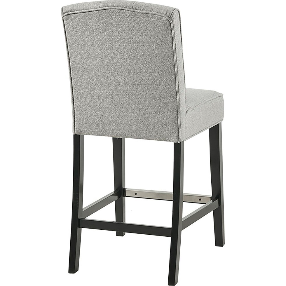 rossler gray counter height stool   