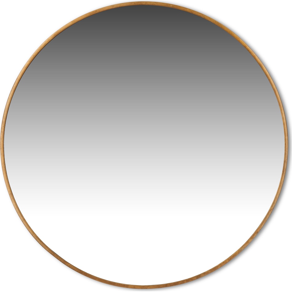 round mirror gold mirror   