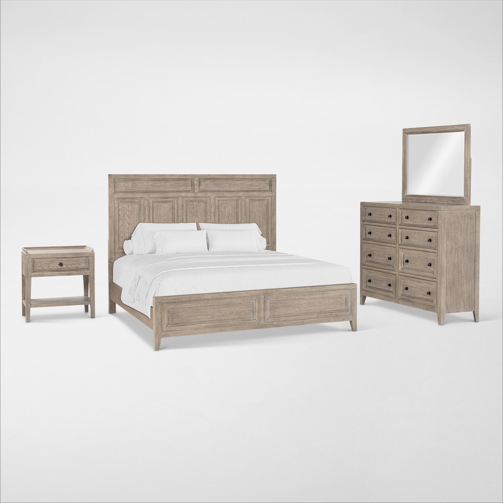 rowan bedroom neutral  pc king bedroom   