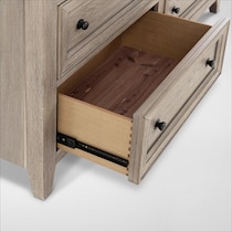 rowan bedroom neutral dresser and mirror   