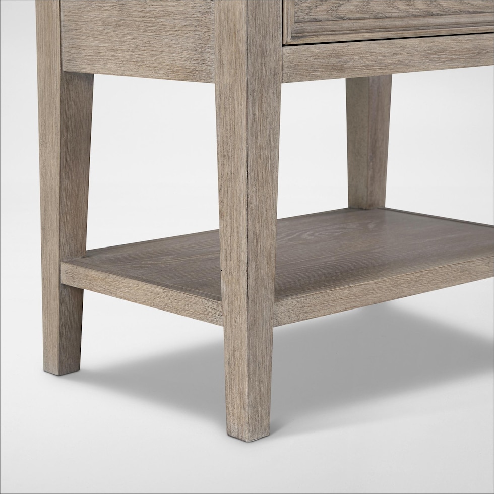 rowan bedroom neutral nightstand   