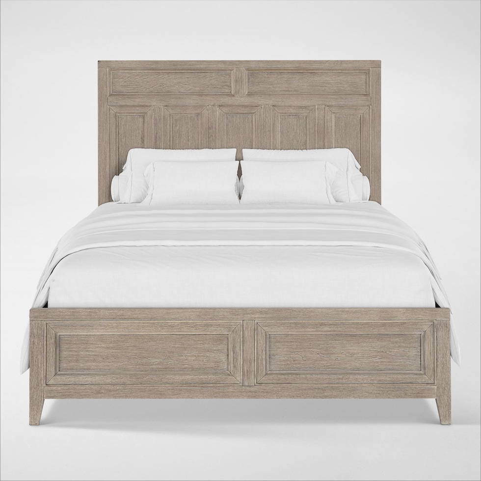 rowan bedroom neutral queen bed   