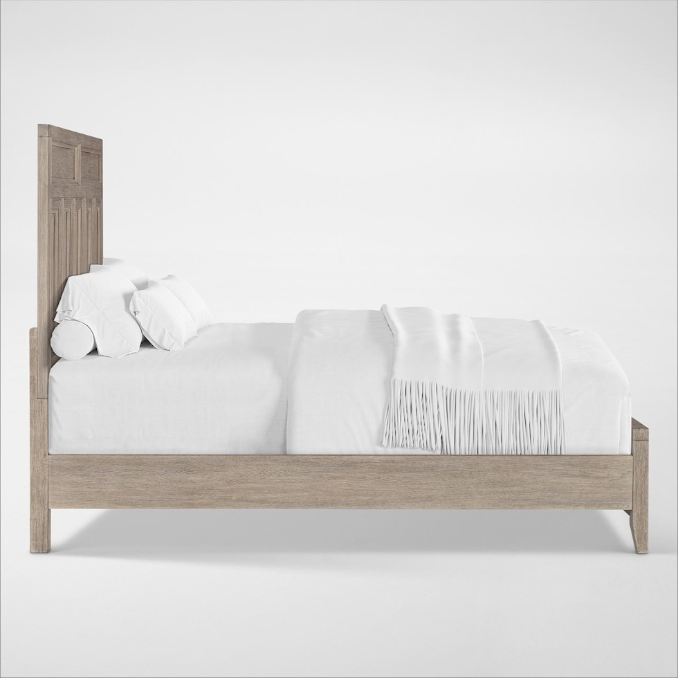 rowan bedroom neutral queen bed   
