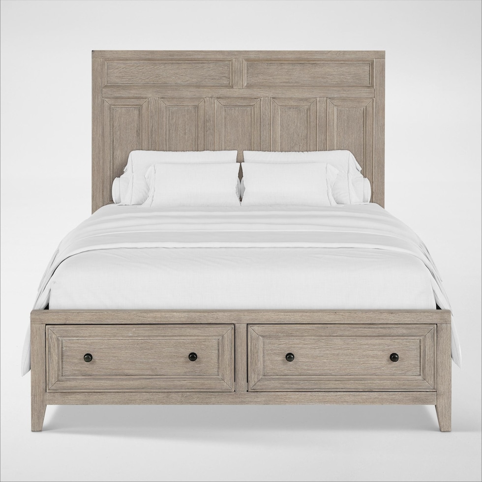 rowan bedroom neutral queen bed   